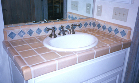 Bathroom Tile Countertop