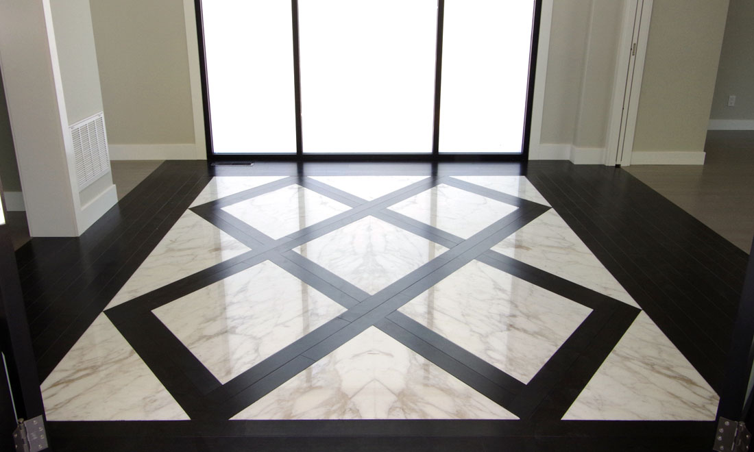 Installing Entryway Tile Slabs Tile Plus