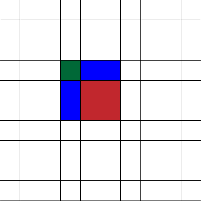 Block Lattice Tile Pattern